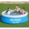 Bestway Fast Set Piscina insuflável redonda 183x51 cm azul 1