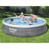 Bestway Conjunto piscina insuflável Fast Set com bomba 396x84 cm 5