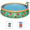 Bestway Conjunto piscina insuflável Fast Set Paradise Palms 457x84 cm 2