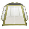 Tenda para piscina 500x433x250 cm tecido verde 2