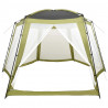 Tenda para piscina 500x433x250 cm tecido verde 3