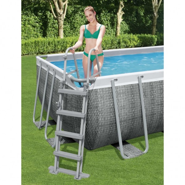 Bestway Flowclear Escalera de piscina de seguridad 4 escalones 122 cm D