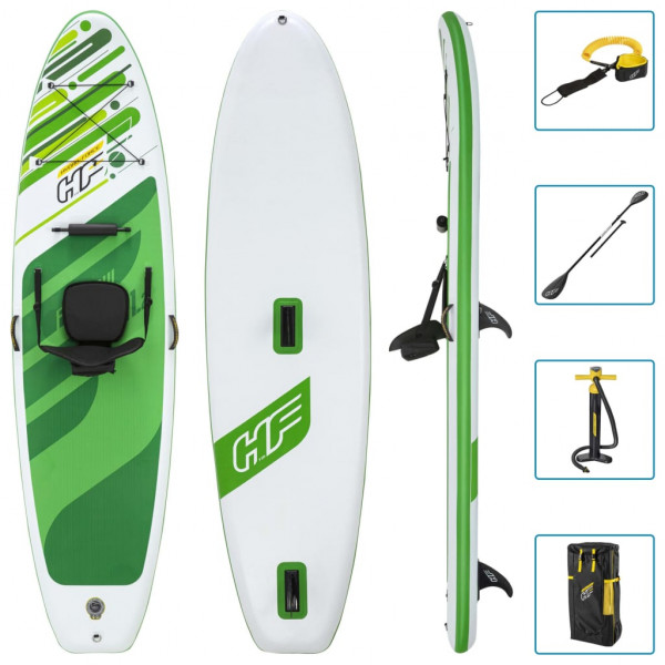 Tabla hinchable de paddle surf Hydro-Force Freesoul Tech Convertible 340x89x15 cm verde D