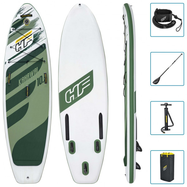 Tabla hinchable de paddle surf Hydro-Force Kahawai 310x86x15 cm verde D