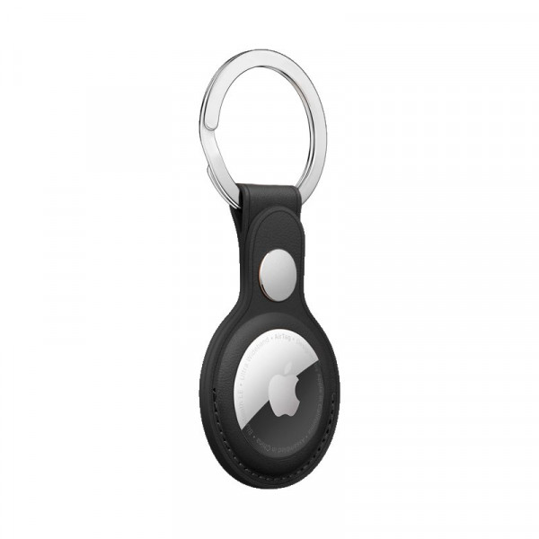 Llavero Protector COOL Compatible con AirTag Polipiel Negro M 2