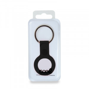 Llavero Protector COOL Compatible con AirTag Silicona Negro H
