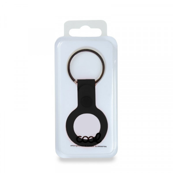 Chave do protetor COOL Silicone preto compatível com AirTag M 2