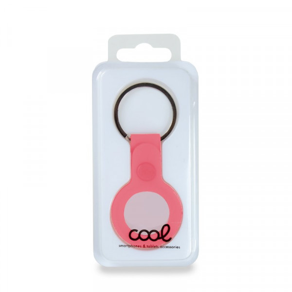Chave do protetor COOL Compatível com AirTag rosa Silicone M 3