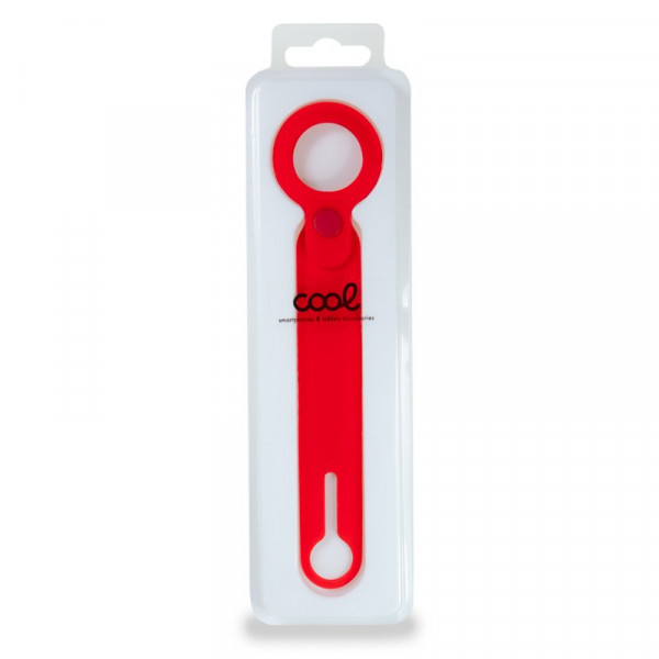 Loop Funda COOL Compatible con AirTag Silicona Rojo M 4
