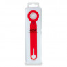 Loop Funda COOL Compatible con AirTag Silicona Rojo 4