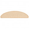 Tapete/carpete para degraus 15 pcs 65x21x4 cm cor creme 4