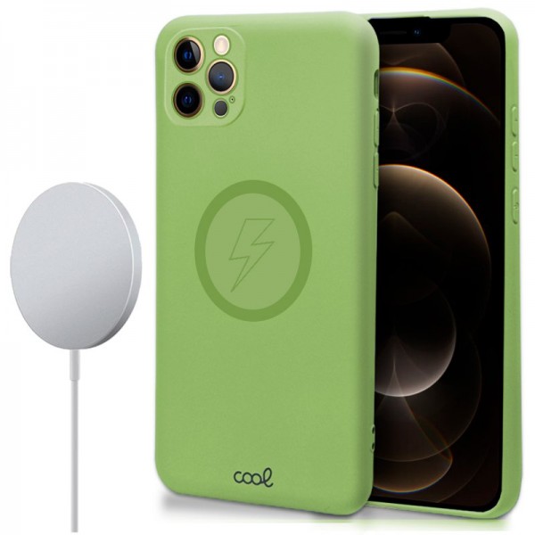 Carcasa COOL Para iPhone 12 Pro Max Magnética Cover Pistacho D