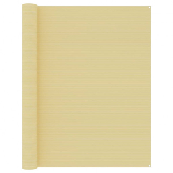 Alfombra para tienda de campaña beige 250x550 cm D