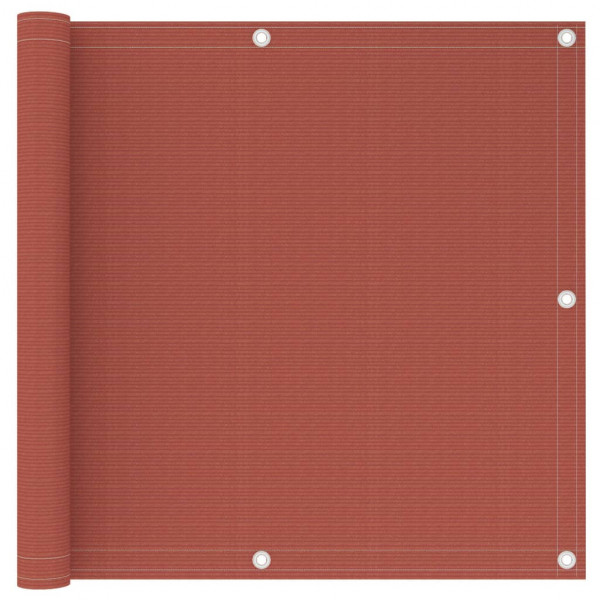 Toldo para balcón HDPE terracota 90x600 cm D