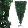 Árbol de Navidad artificial invertido con soporte verde 180 cm 1
