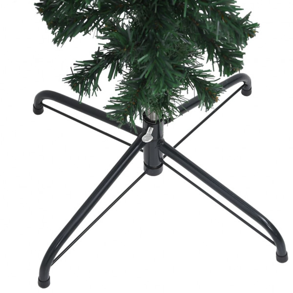 Árvore de Natal artificial invertida com suporte 180 cm verde M 4
