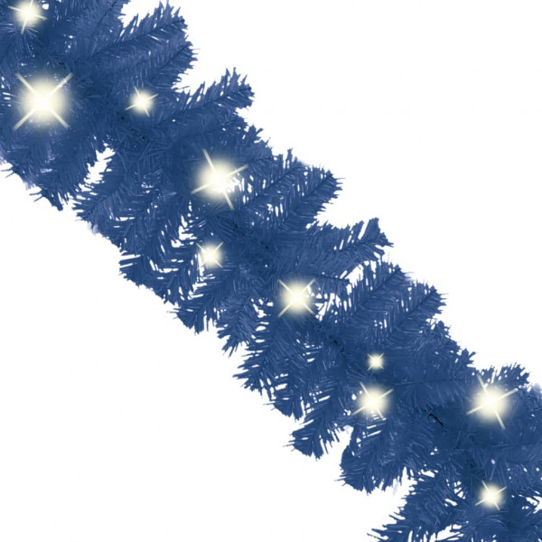 Guirnalda de Navidad con luces LED azul 5 m M 3