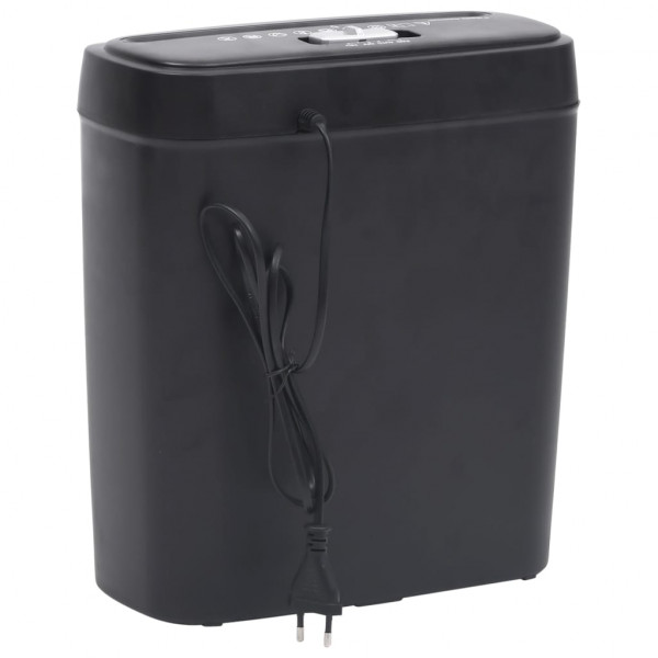 Trituradora de papel cortadas en tiras 6 hojas negro M 3