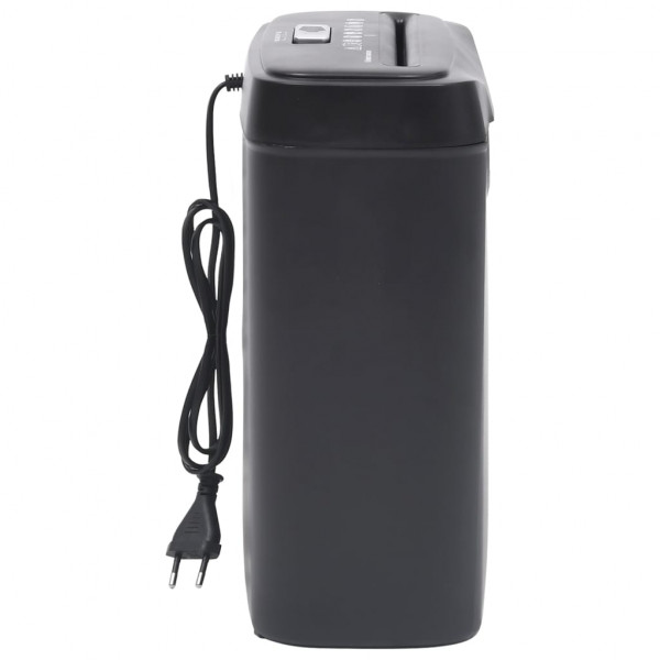 Trituradora de papel cortadas en tiras 6 hojas negro M 4