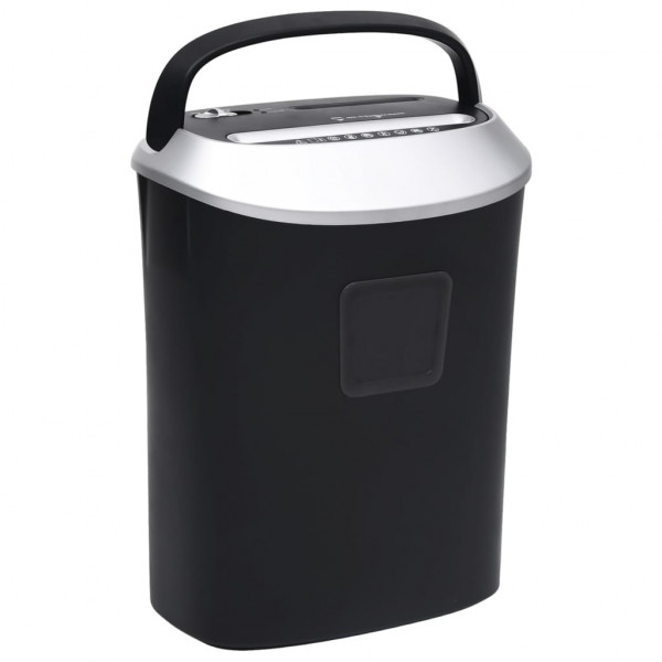 Trituradora de papel corte cruzado 10 hojas negro M 2