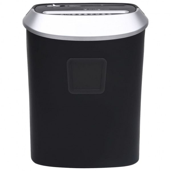 Trituradora de papel corte cruzado 10 hojas negro M 3