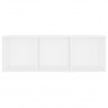 Móveis de TV 2 pcs 107x35x37 cm contraplacado branco 5