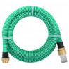 Manguera de succión con conectores de latón PVC verde 29 mm 7 m 1