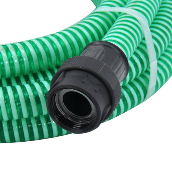 Manguera de succión con conectores de PVC PVC verde 26 mm 4 m M 4