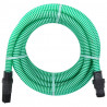 Manguera de succión con conectores de PVC PVC verde 26 mm 7 m 1