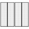 Cortinas de porta anti-insetos magnéticas 2 pcs 200x80 cm preto 1