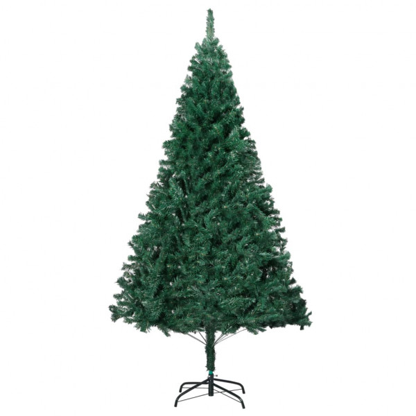 Árvore de Natal artificial com ramos grossos 120 cm PVC verde M 2
