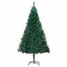 Árbol de Navidad artificial con ramas gruesas PVC verde 120 cm 2