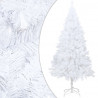Árbol de Navidad artificial con ramas gruesas PVC blanco 120 cm 1