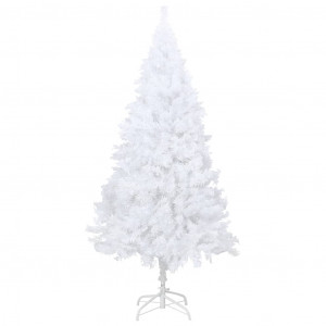 Árvore de Natal artificial com ramos grossos 120 cm PVC branco H