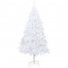 Árbol de Navidad artificial con ramas gruesas PVC blanco 120 cm 2