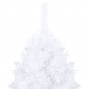 Árbol de Navidad artificial con ramas gruesas PVC blanco 120 cm 3