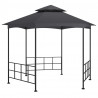 Gazebo com paredes laterais 3.1x2.7 m antracite 1