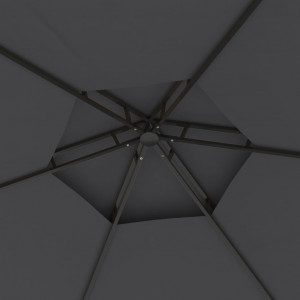Gazebo com paredes laterais 3.1x2.7 m antracite H