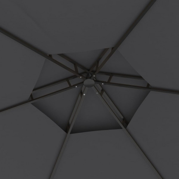 Gazebo com paredes laterais 3.1x2.7 m antracite M 2