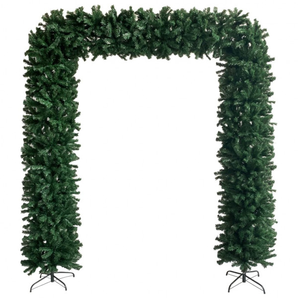 Arco de árbol de Navidad verde 240 cm M 3