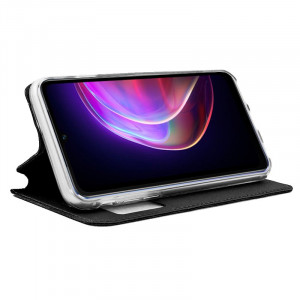 Fundação COOL Capa de Flip para Vivo V21 5G Liso preto H