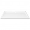 Base de chuveiro retangular 70x100 cm ABS branco 2