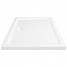 Plato de ducha rectangular ABS blanco 70x100 cm 4