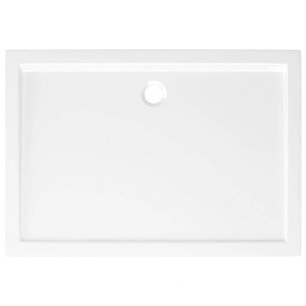 Plato de ducha rectangular ABS blanco 70x100 cm M 5