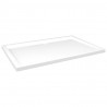 Base de chuveiro retangular 80x120 cm ABS branco 2