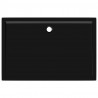 Plato de ducha rectangular negro ABS 80x120 cm 5