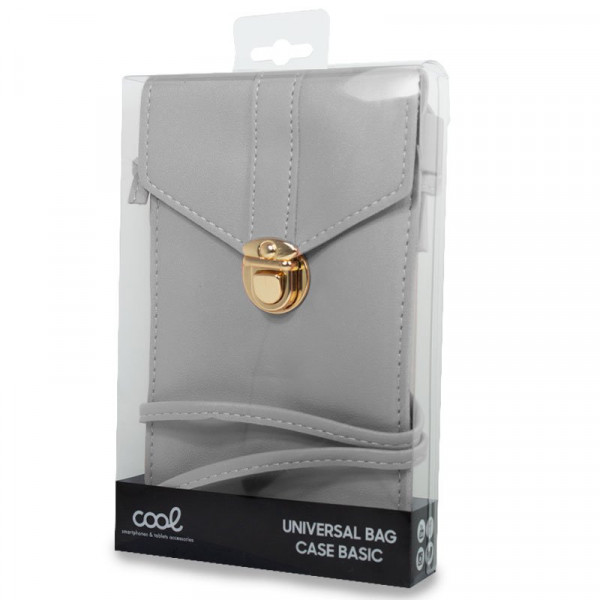 Funda Universal Bag Basic Hasta 6.7 pulg COOL Gris Claro M 4