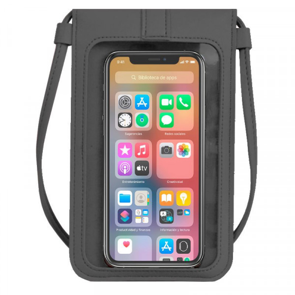 Funda Universal Bag Basic Hasta 6.7 pulg COOL Gris Oscuro M 4