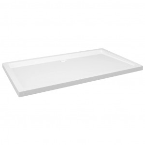 Base de chuveiro retangular 70x120 cm ABS branco H