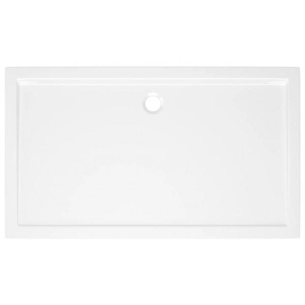 Base de chuveiro retangular 70x120 cm ABS branco M 5